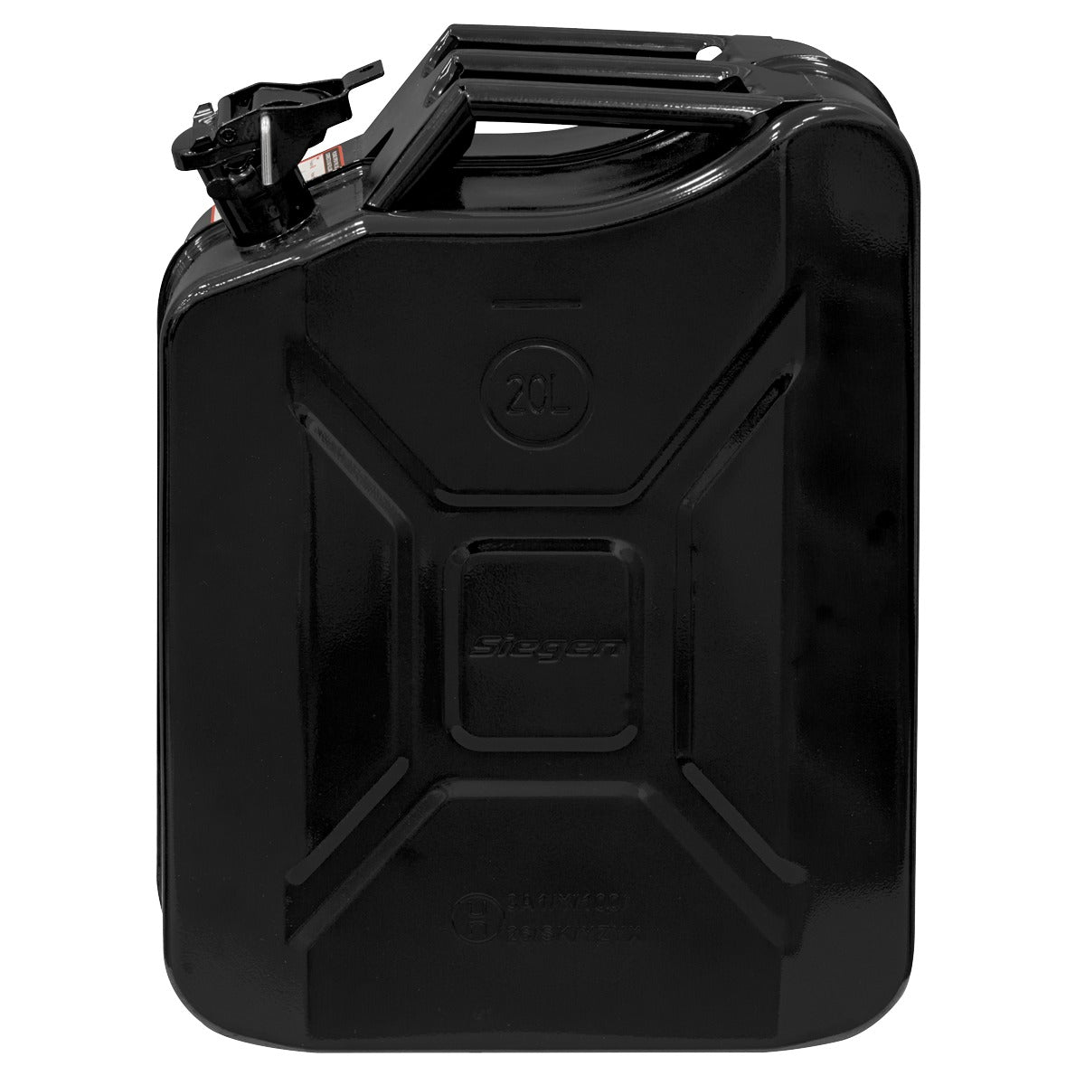 Siegen Jerry Can 20L - Black JCY20B