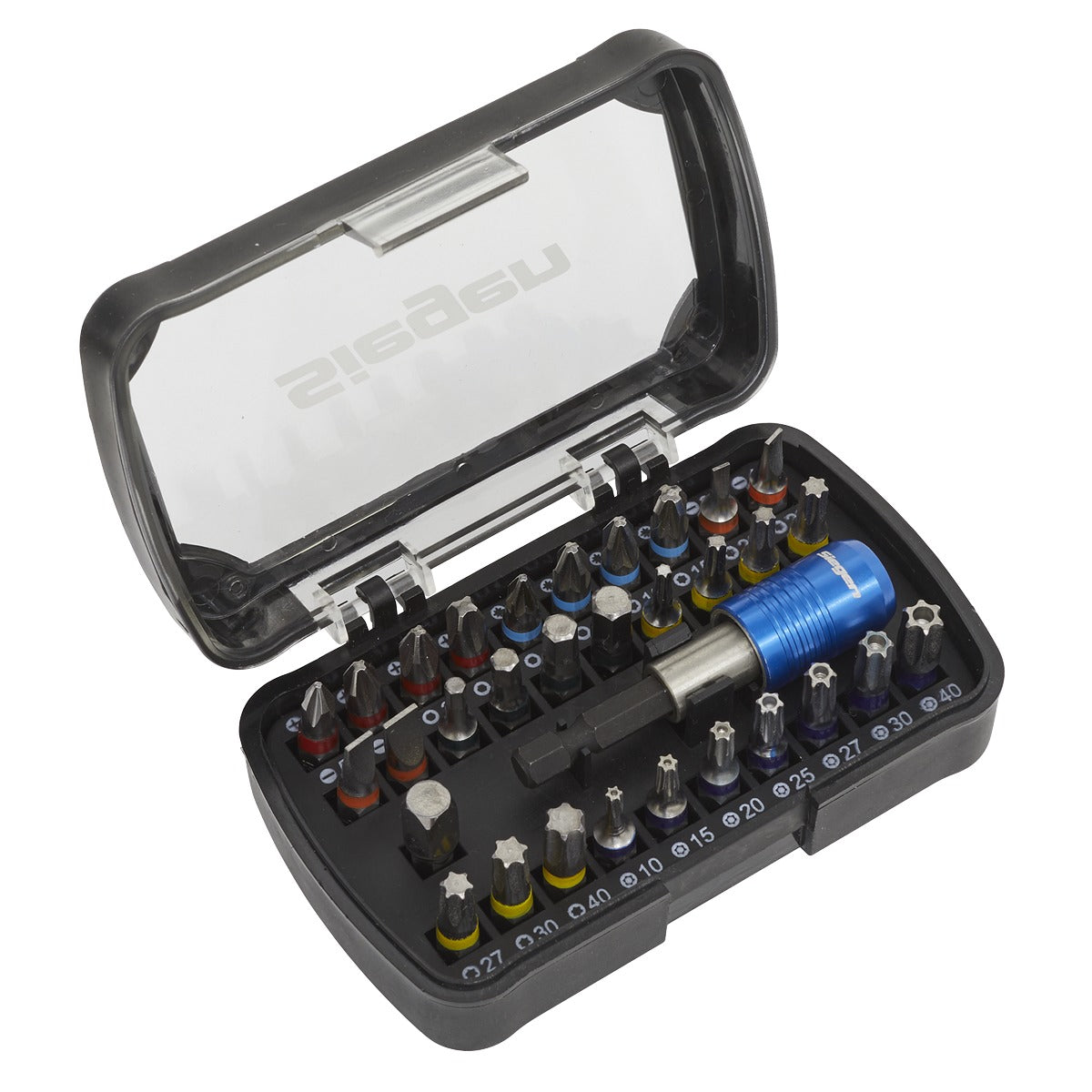 Siegen Colour-Coded Power Tool Bit Set 32pc S01035