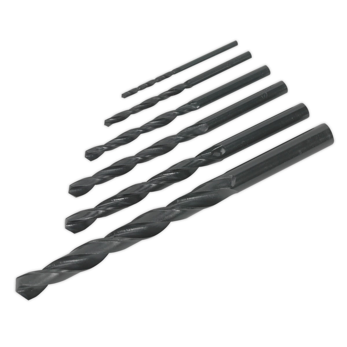 Siegen HSS Drill Bit Set 6pc - DIN 338 S01039