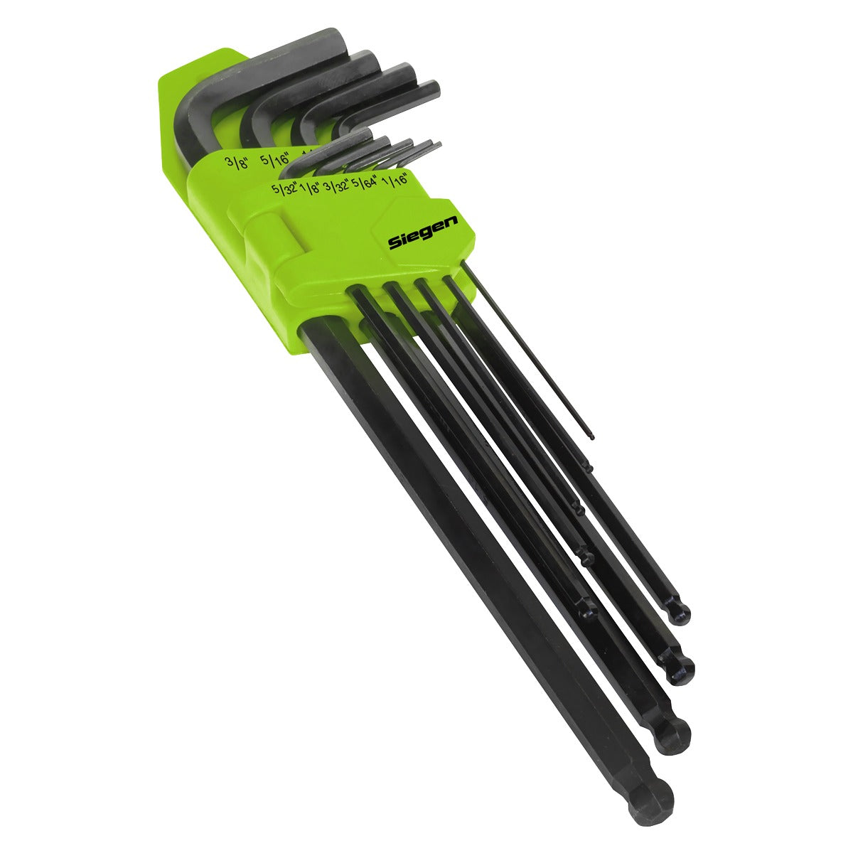 Siegen Imperial Extra-Long Ball-End Hex Key Set 9pc S01099