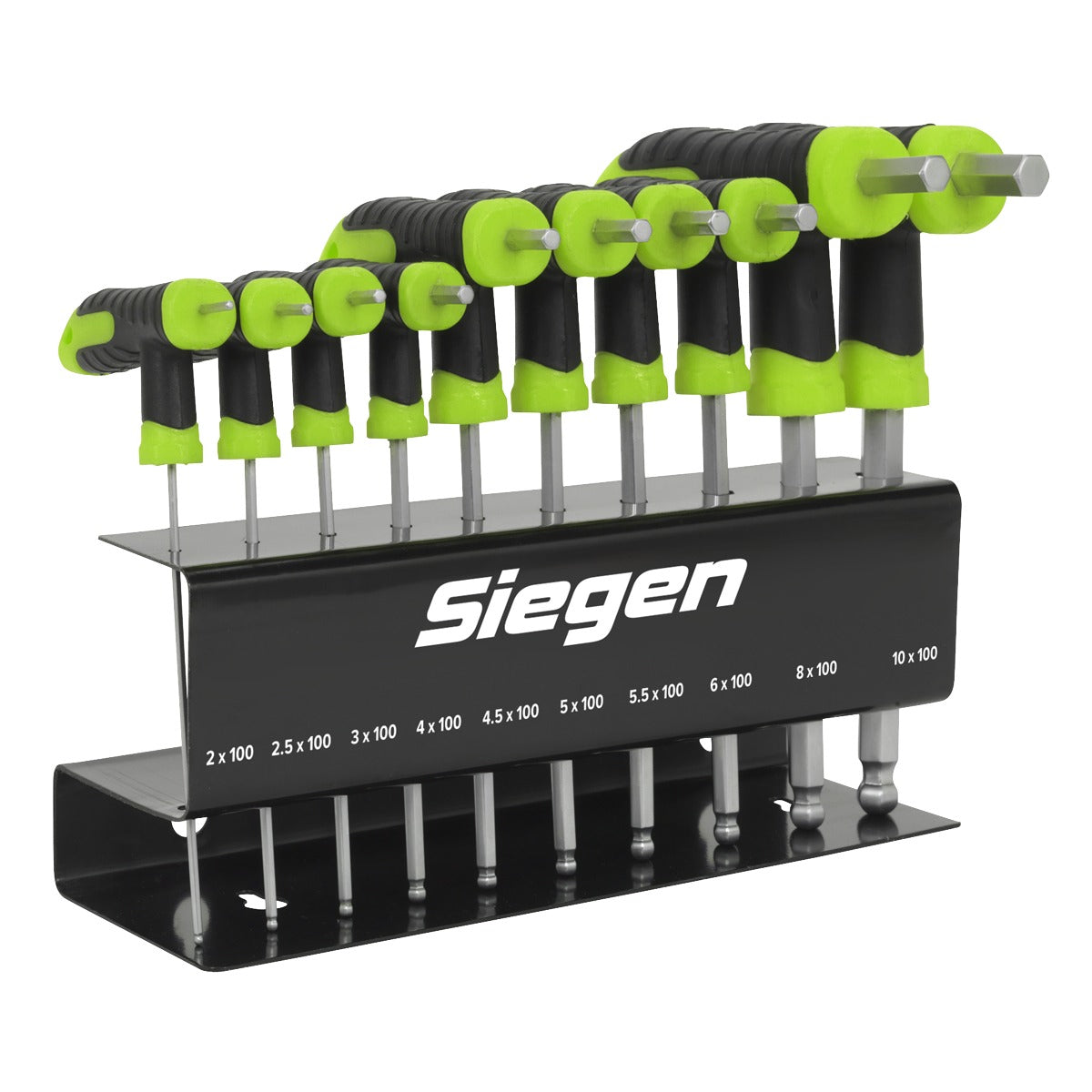 Siegen T-Handle Ball-End Hex Key Set 10pc S01150