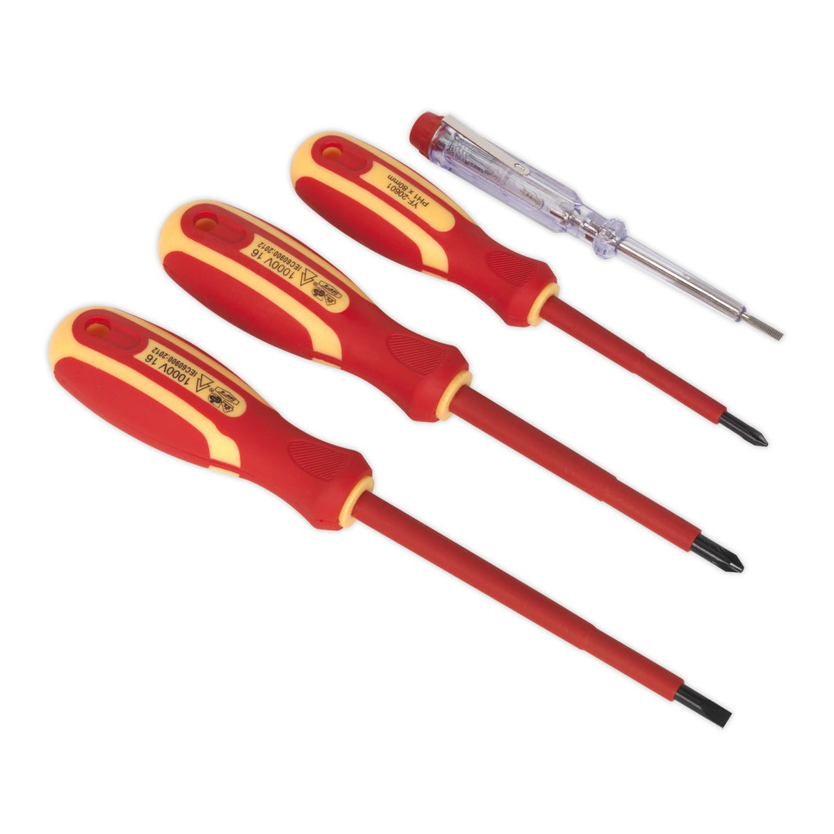 Siegen Electrician's Screwdriver Set 4pc - VDE Approved S01155