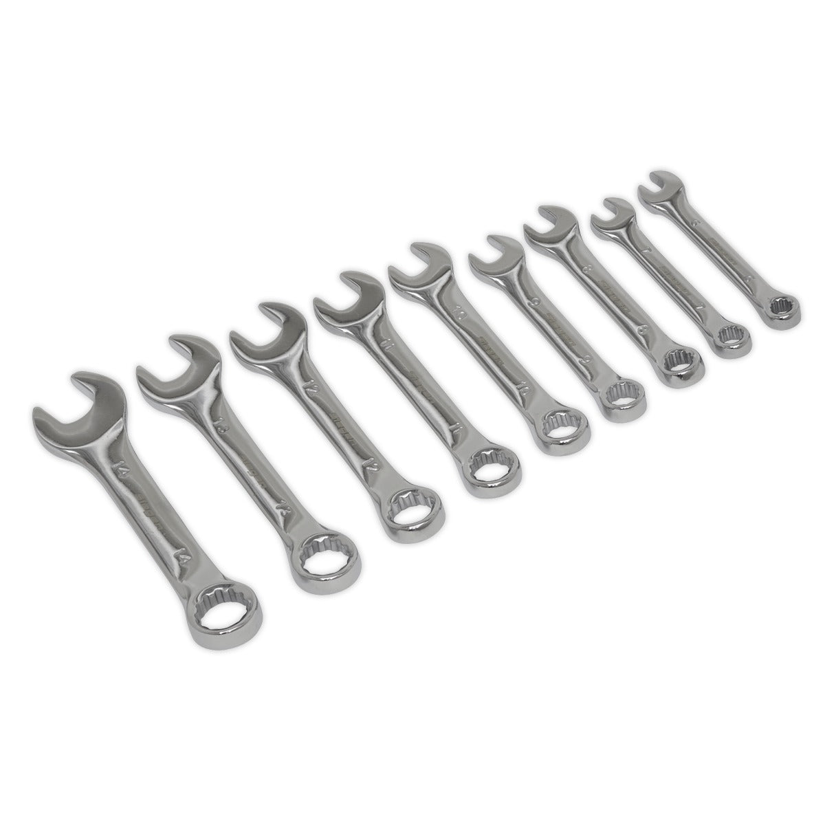 Siegen Stubby Combination Spanner Set 9pc S01157