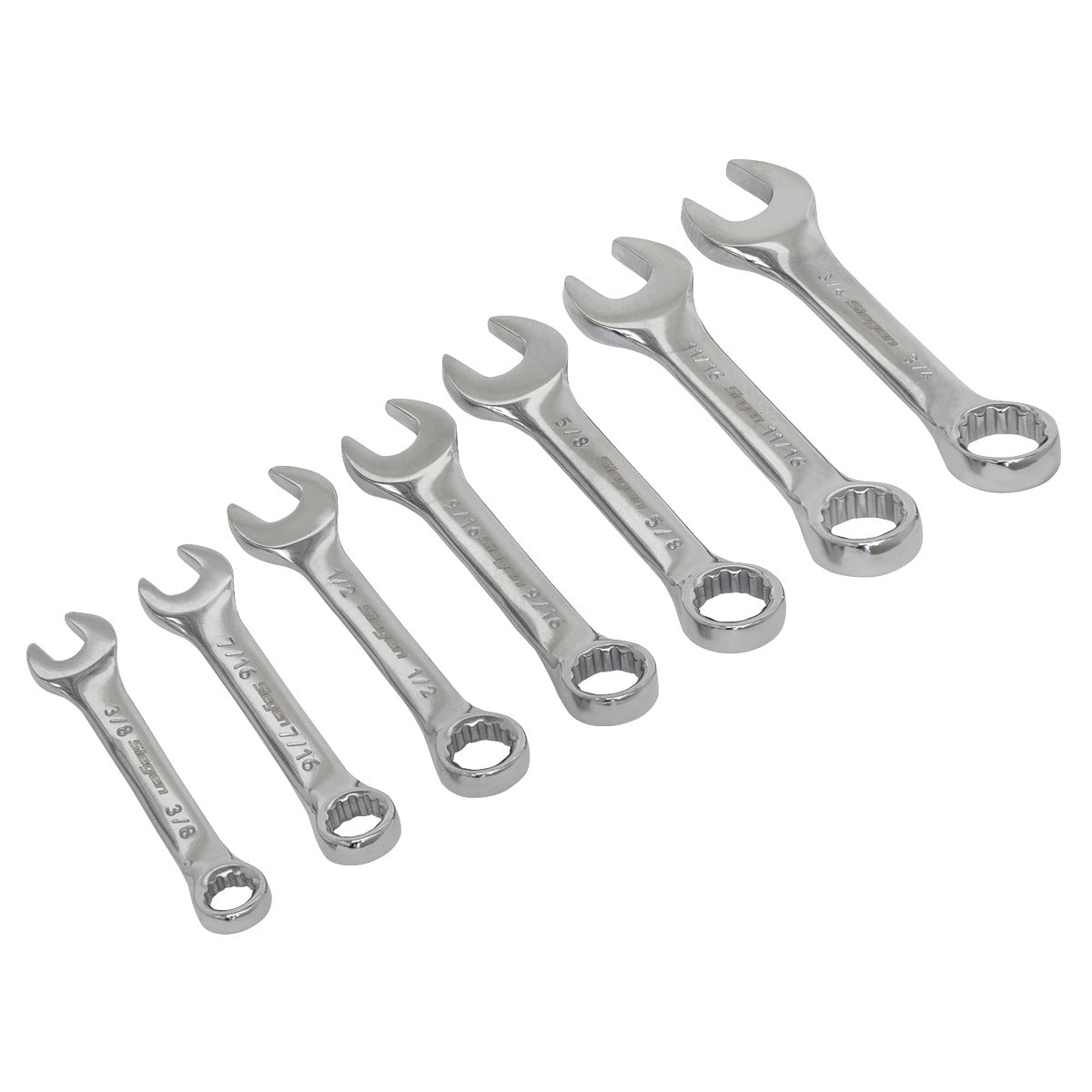 Siegen Imperial Stubby Combination Spanner Set 7pc S01190