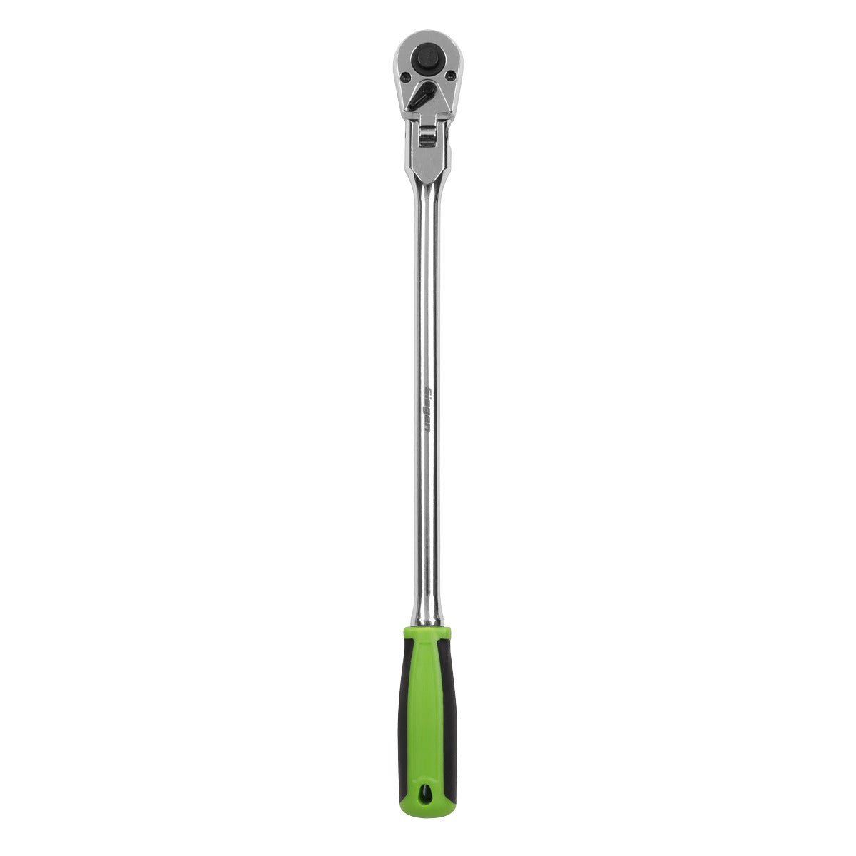 Siegen Extra-Long Flexi-Head Ratchet Wrench with Flip Reverse 1/4"Sq Drive S01257
