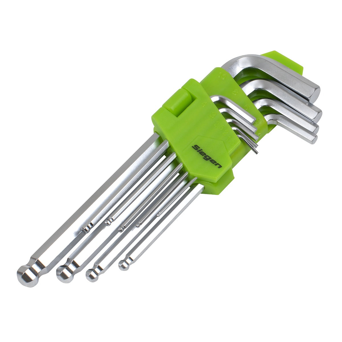 Siegen Long Ball-End Hex Key Set 9pc S01260