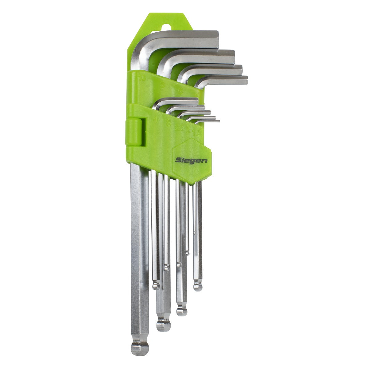Siegen Long Ball-End Hex Key Set 9pc S01260