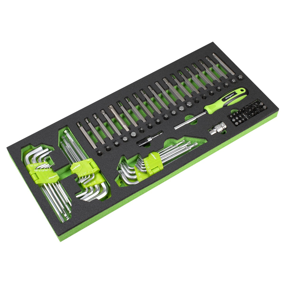 Siegen Topchest & Rollcab Combination 6 Drawer with 247pc Tool Kit S01267