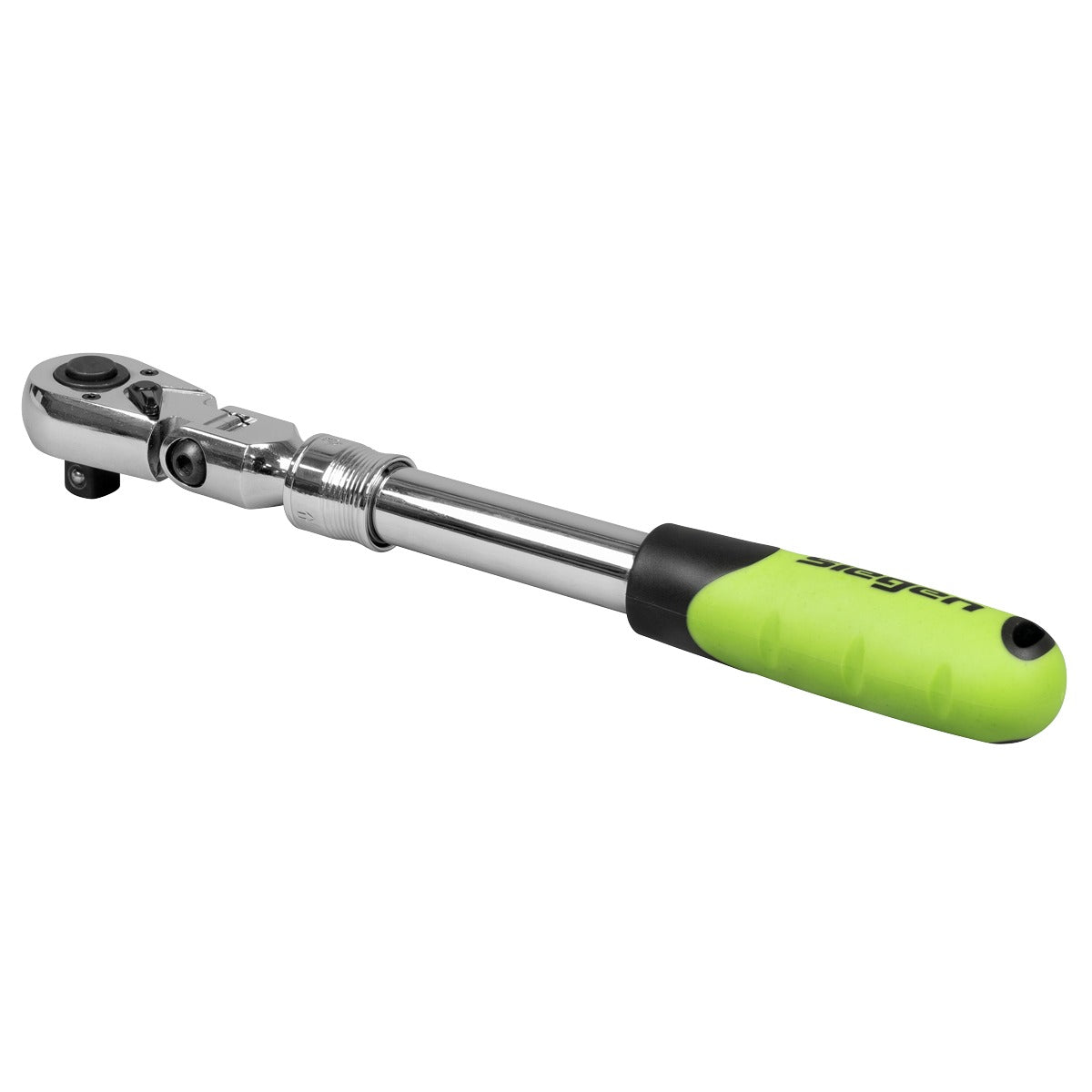 Siegen Extendable Flexi-Head Ratchet Wrench 1/2"Sq Drive S01296