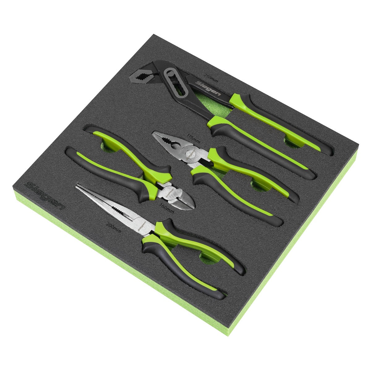 Siegen Comfort Grip Pliers Set 4pc S01298