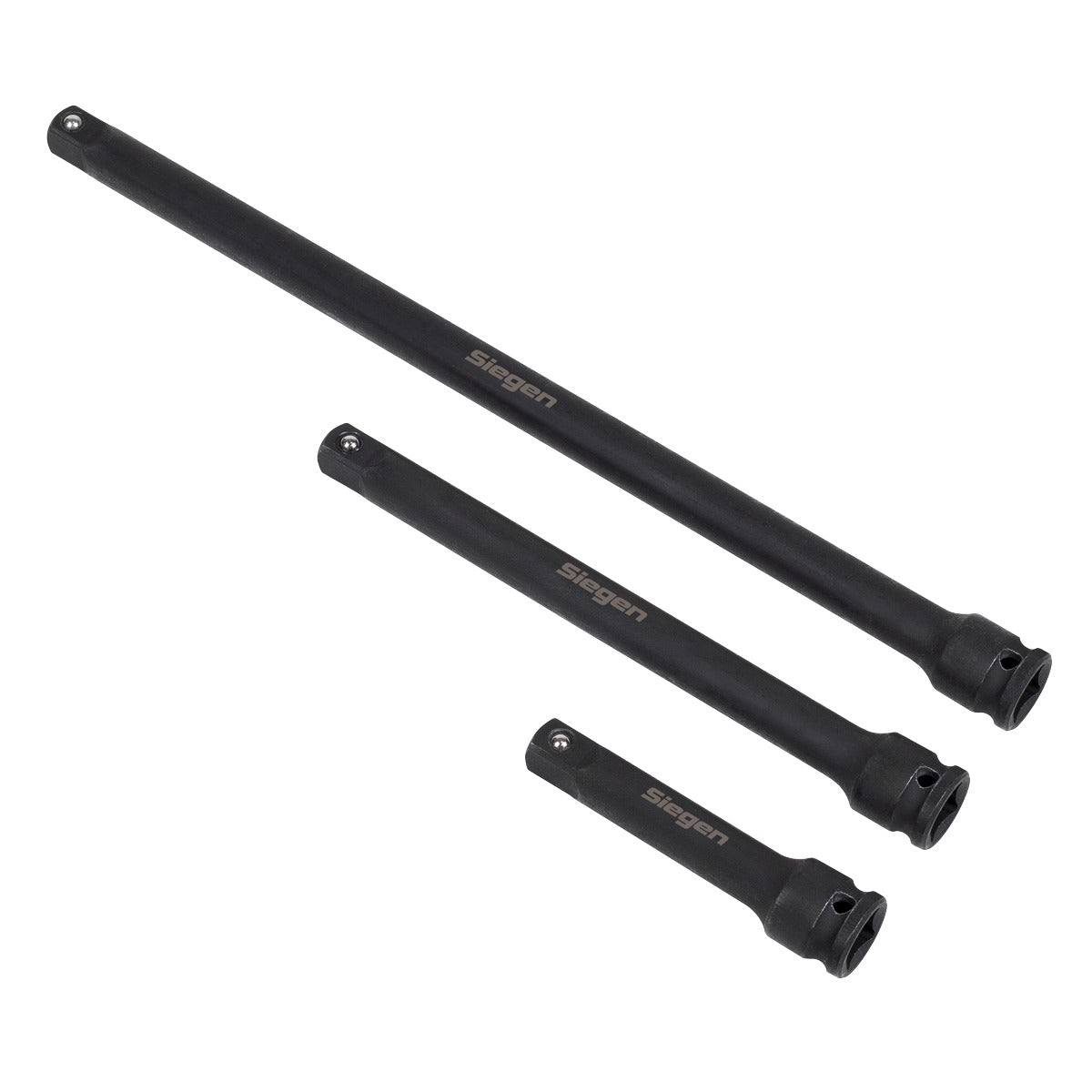 Siegen Impact Extension Bar Set 3/8"Sq Drive 3pc S01321