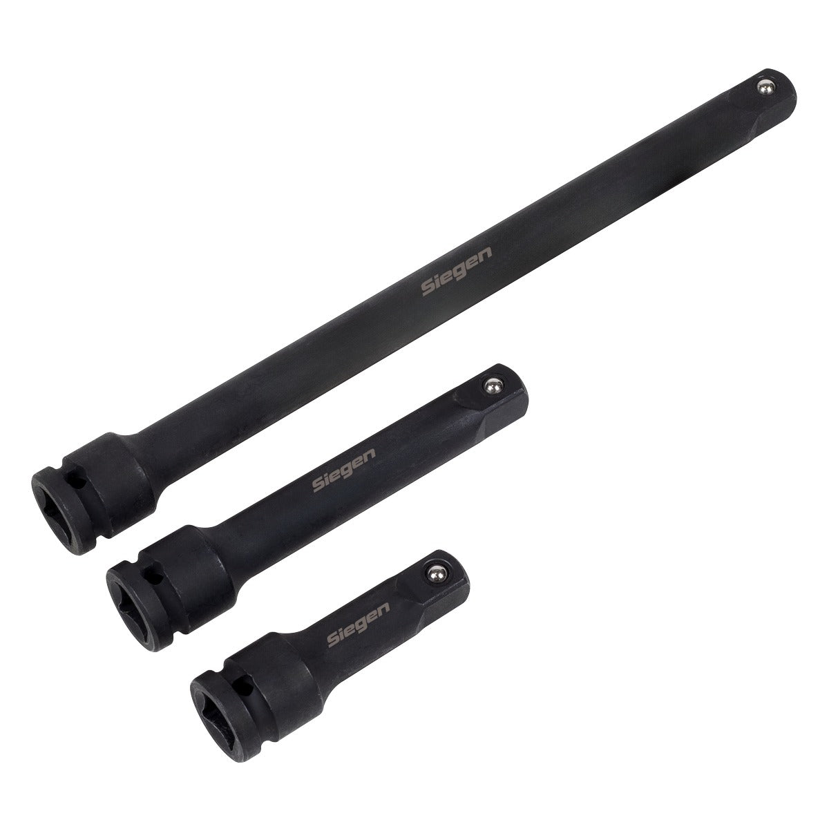 Siegen Impact Extension Bar Set 1/2"Sq Drive 3pc S01322