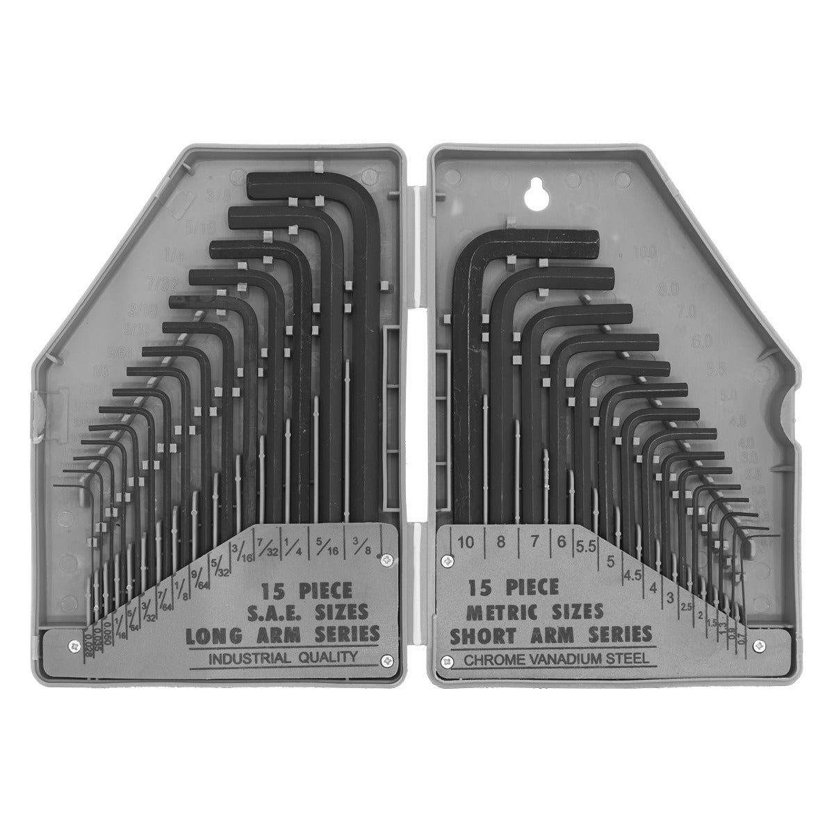 Siegen Metric/Imperial Long/Short-Arm Hex Key Set 30pc S0484