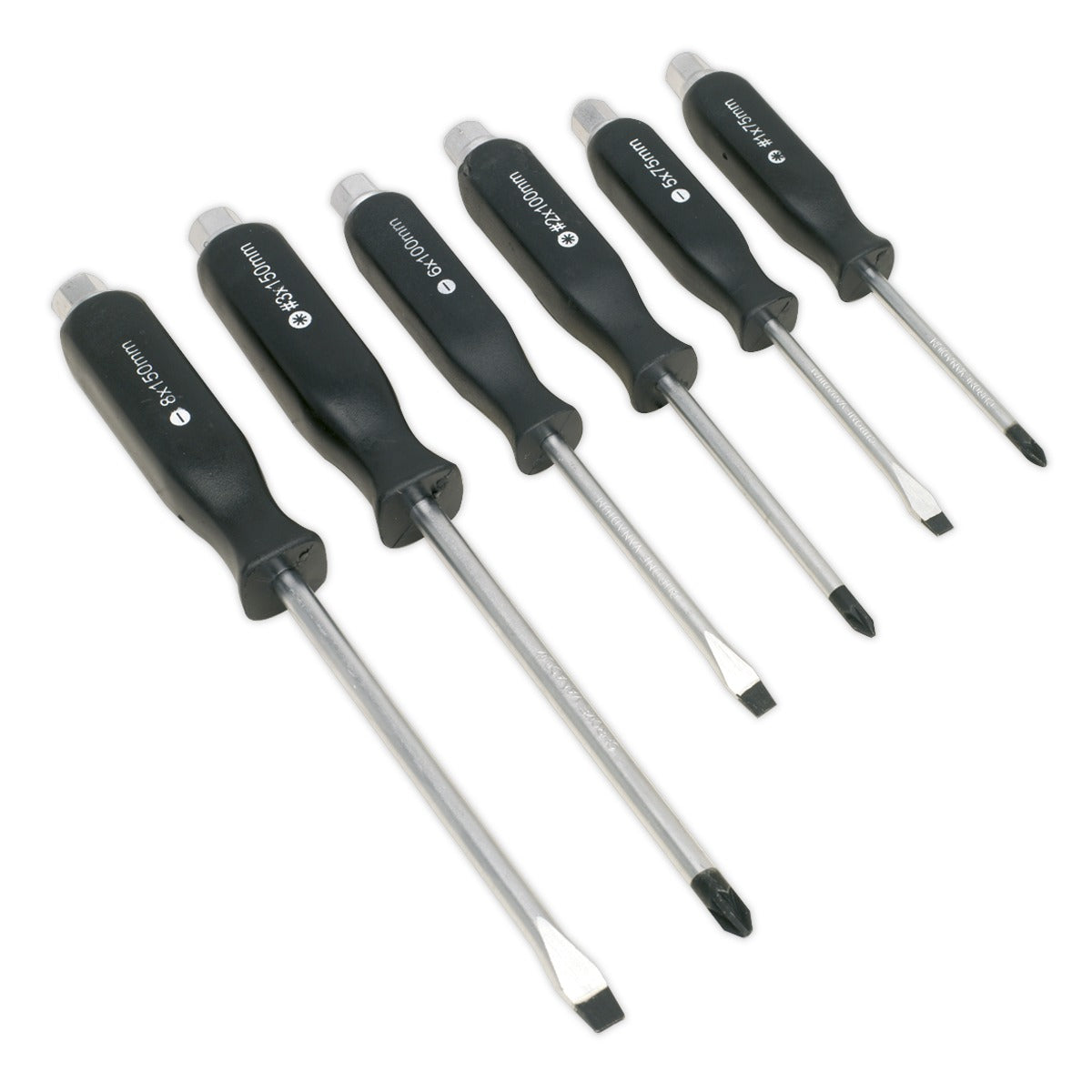 Siegen Hammer-Thru Screwdriver Set 6pc S0535
