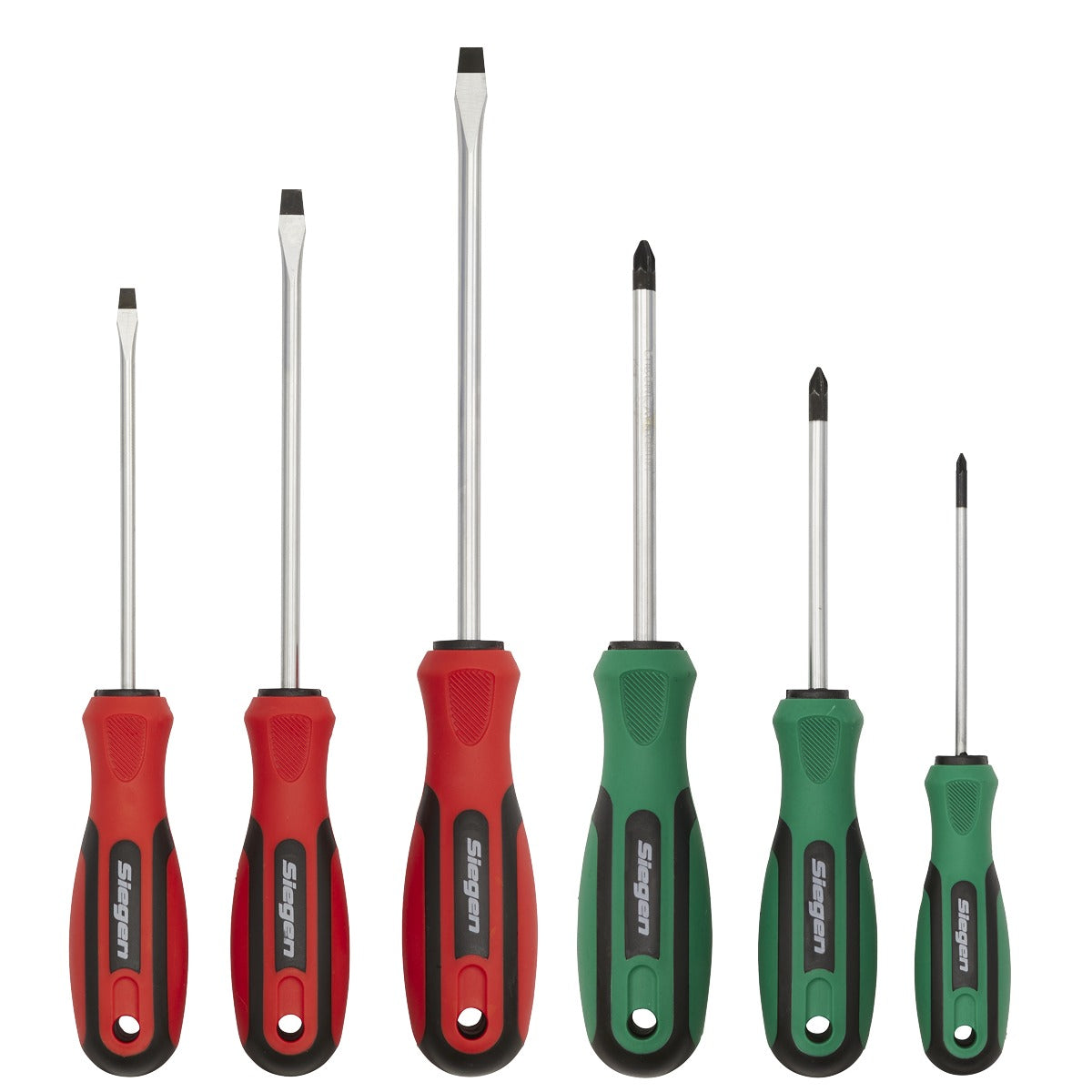 Siegen Soft Grip Screwdriver Set 6pc S0615