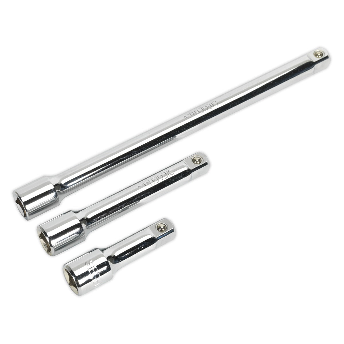 Siegen Extension Bar Set 1/2"Sq Drive 3pc S0720