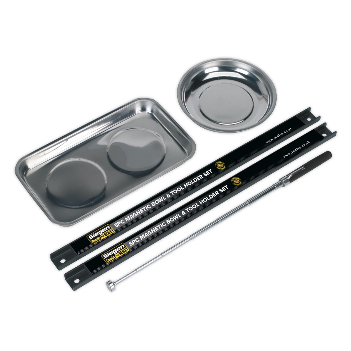 Siegen Magnetic Bowl & Tool Holder Set 5pc S0773