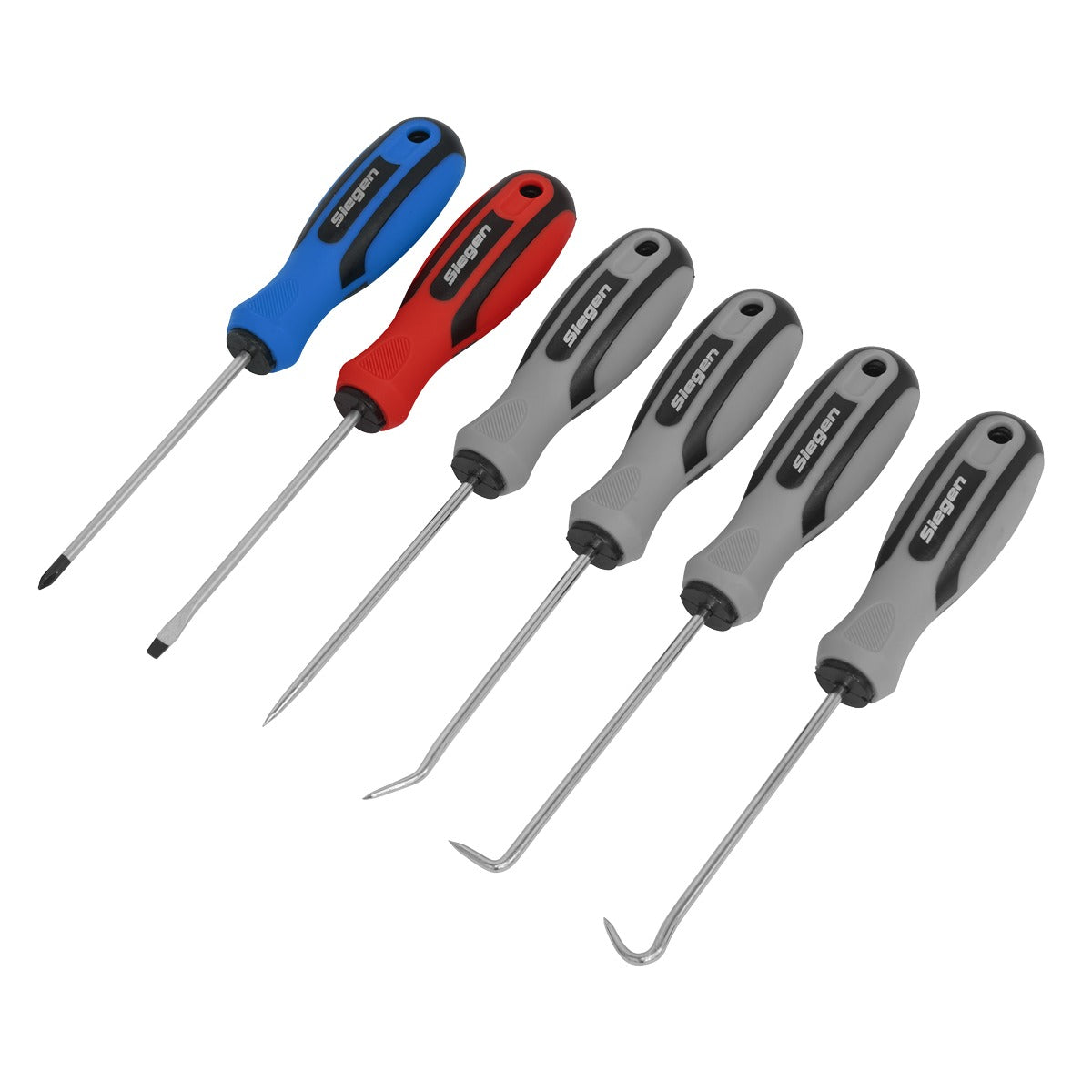 Siegen Mini Pick & Screwdriver Set 6pc S0774