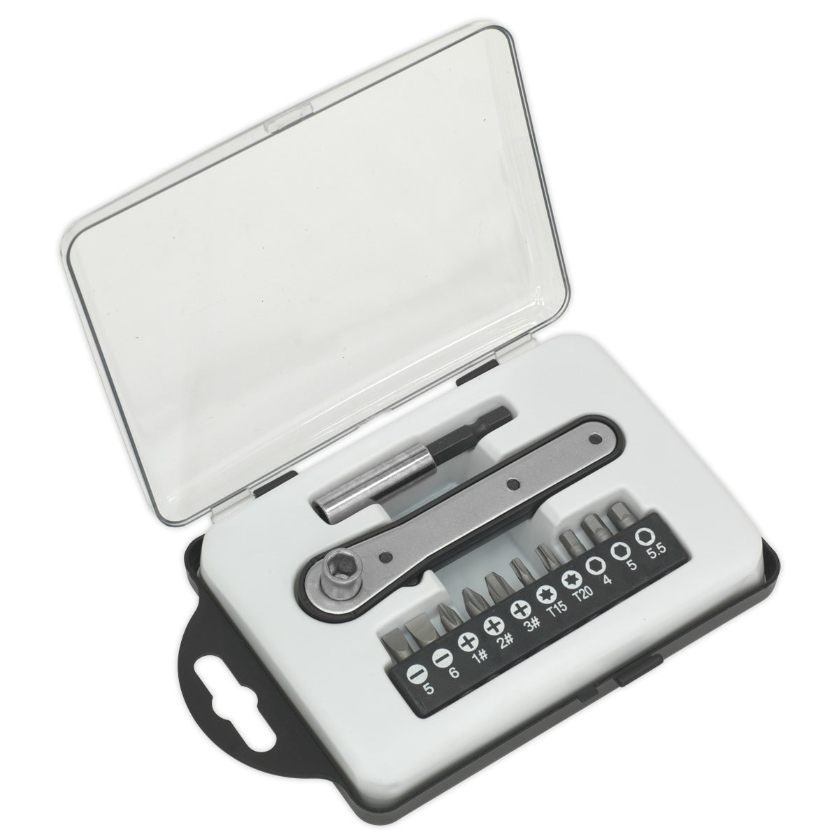 Siegen Ratchet Driver Bit Set 12pc S0775