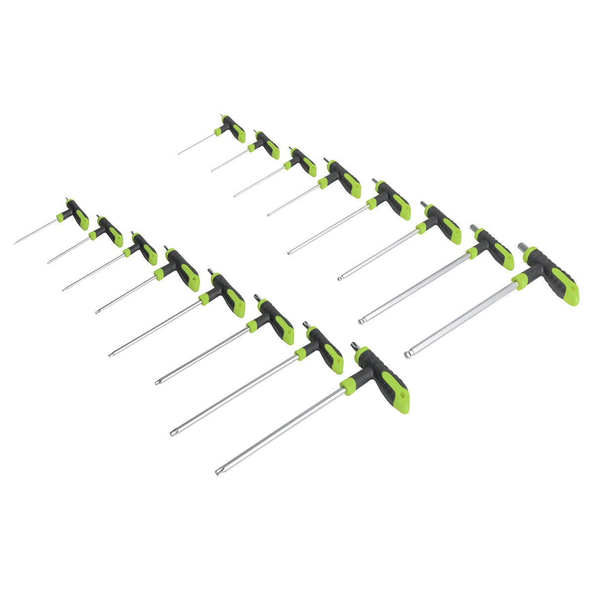 Siegen T-Handle TRX-Star & Hex Key Set 16pc S0916