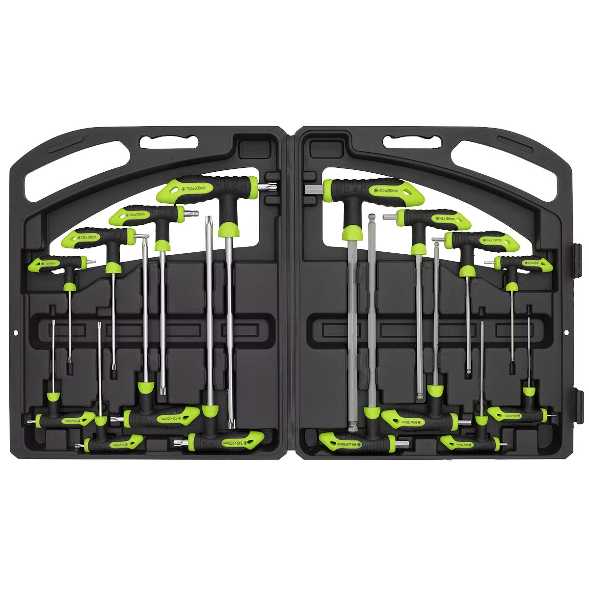 Siegen T-Handle TRX-Star & Hex Key Set 16pc S0916