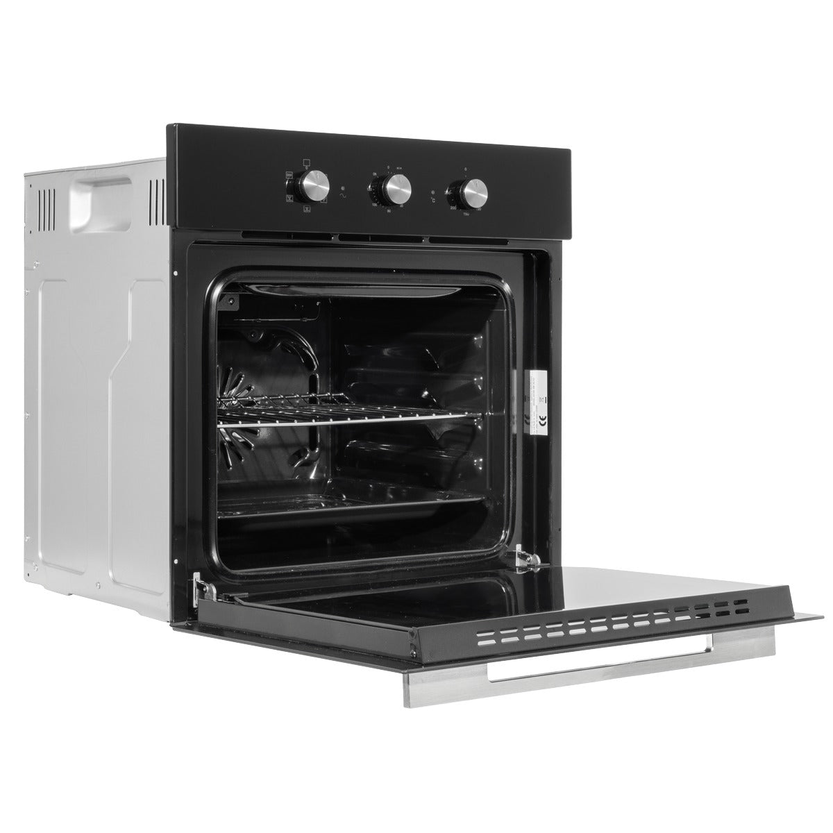 Baridi Built-In 5-Function Fan Assisted Oven with Timer 60cm, 55L Capacity - Black DH110