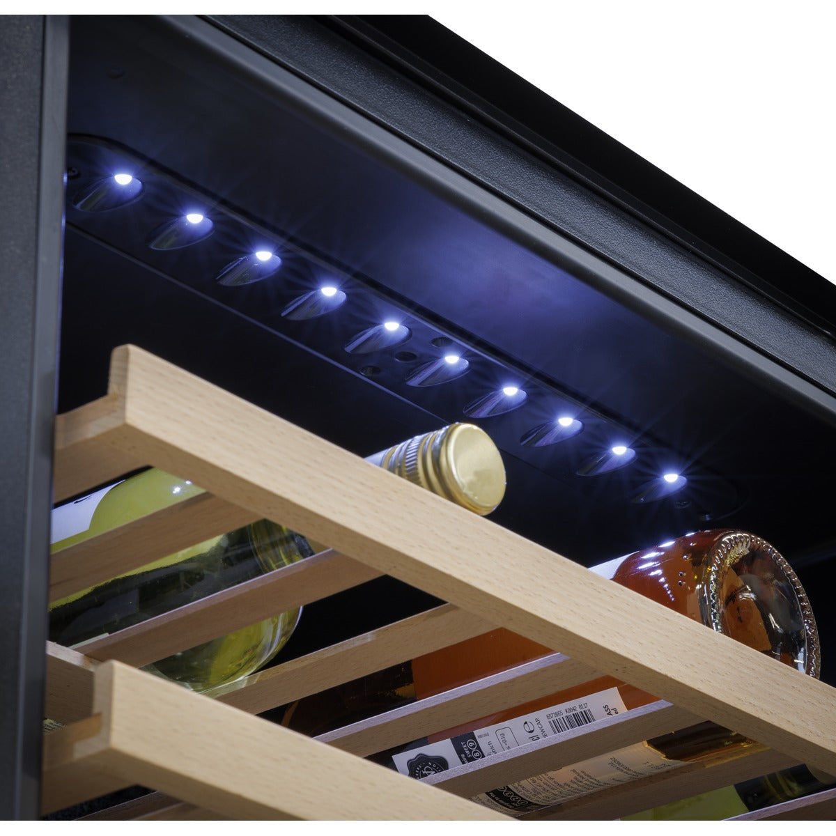 Baridi 57 Bottle Dual Zone Wine Fridge & Cooler 60cm DH118