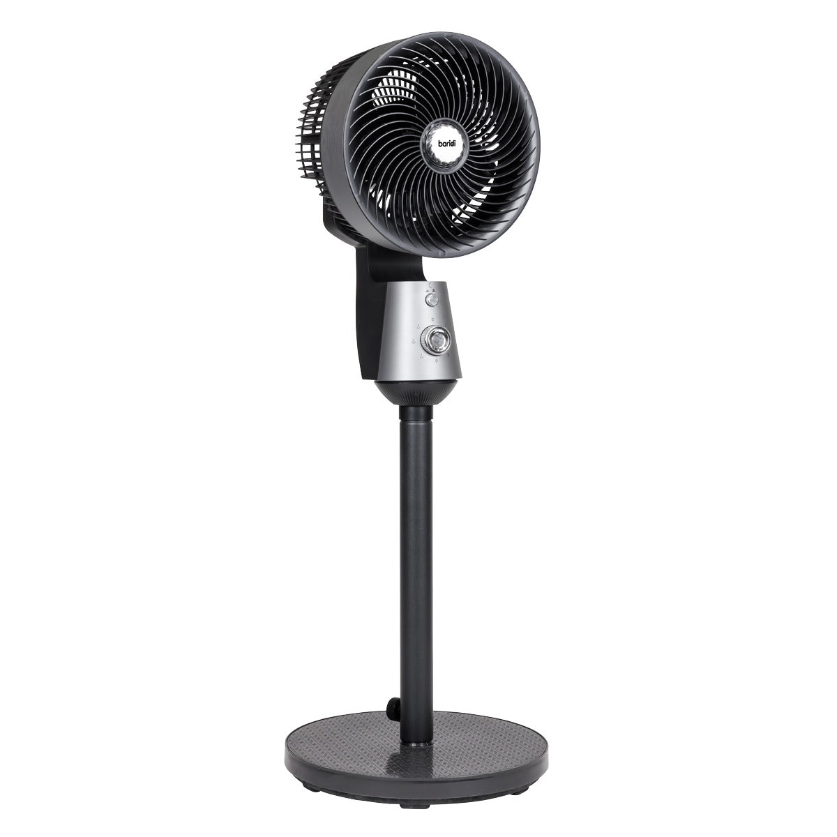 Baridi 10" Pedestal Fan with Manual Control 230V - Grey DH142