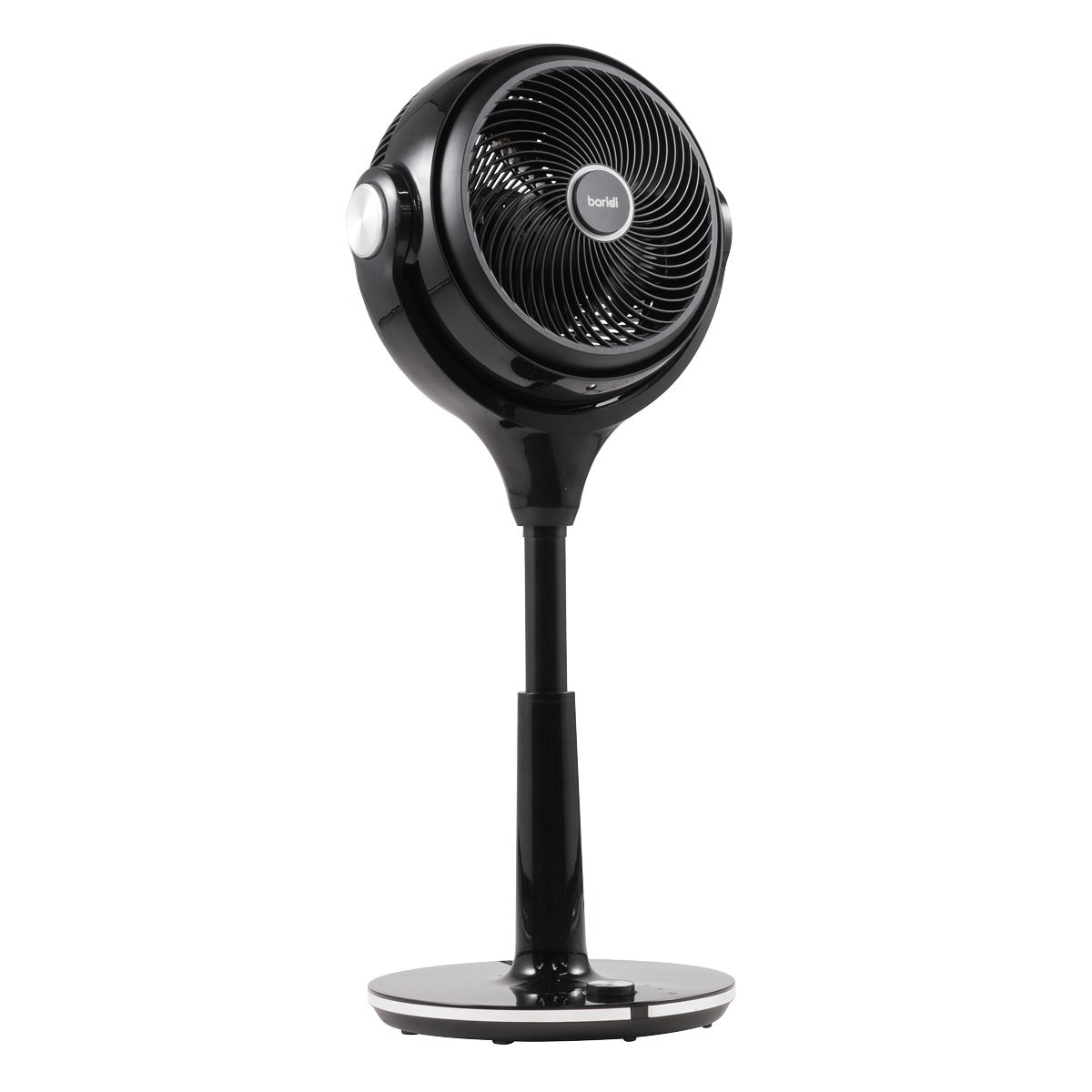 Baridi 10" Pedestal Fan with Remote Control & 12hr Timer 230V - Black DH143