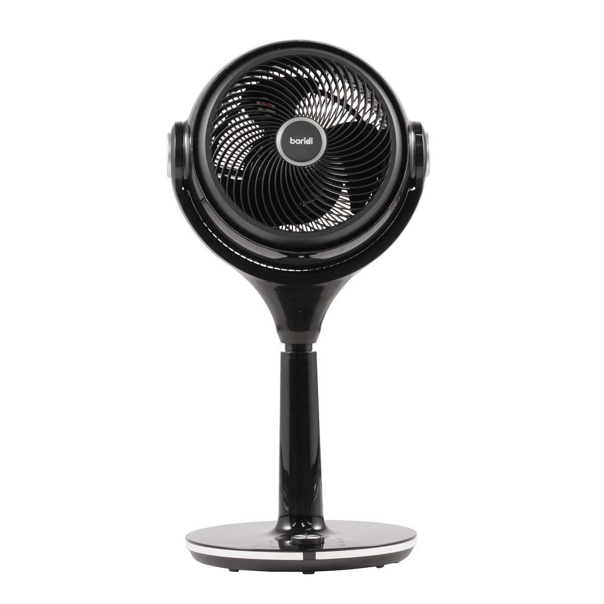 Baridi 10" Pedestal Fan with Remote Control & 12hr Timer 230V - Black DH143