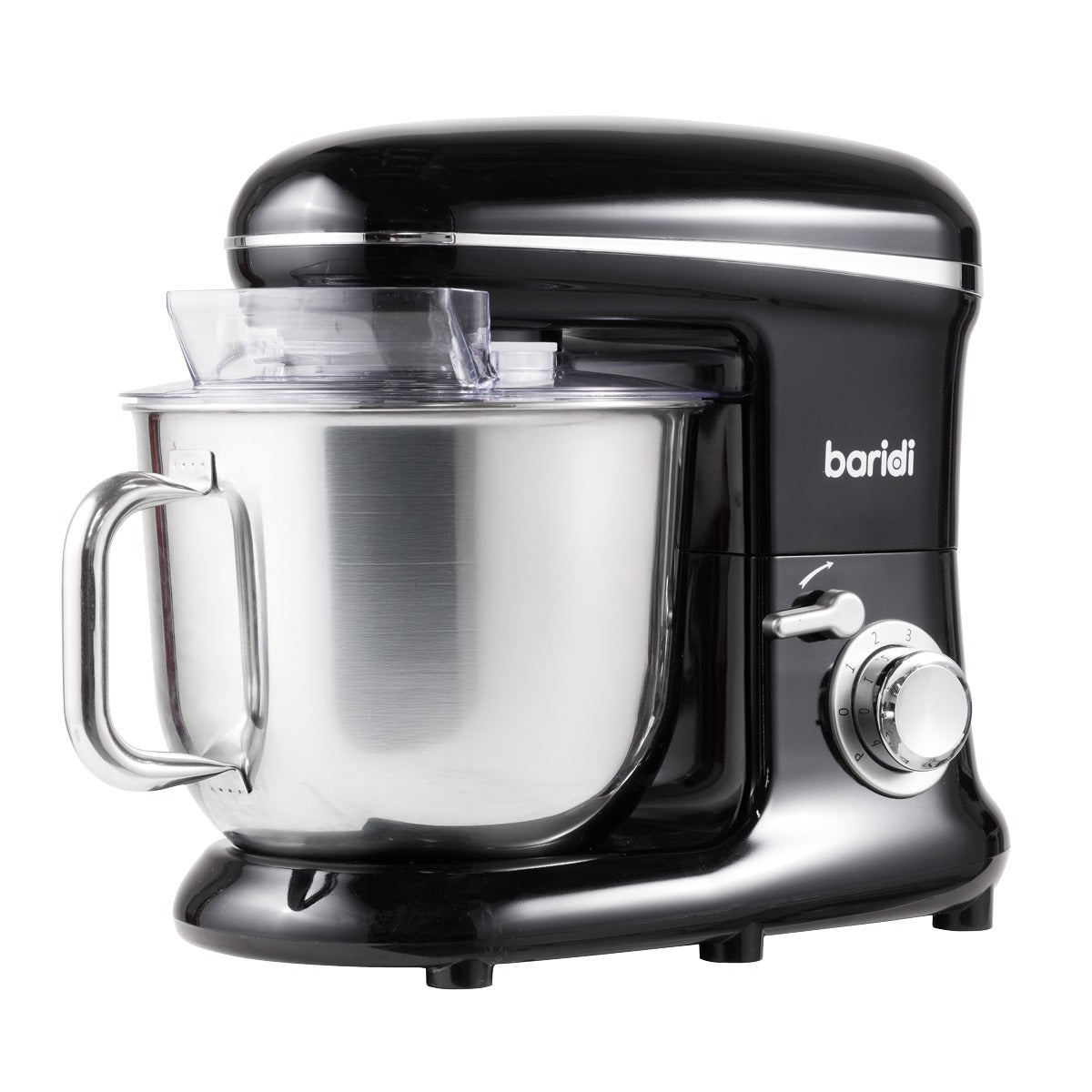 Baridi 1500W Stand Mixer with Accessories 6L - Black DH173