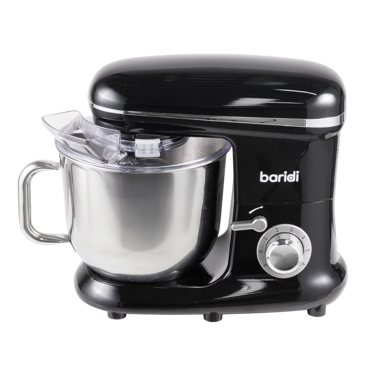 Baridi 1500W Stand Mixer with Accessories 6L - Black DH173
