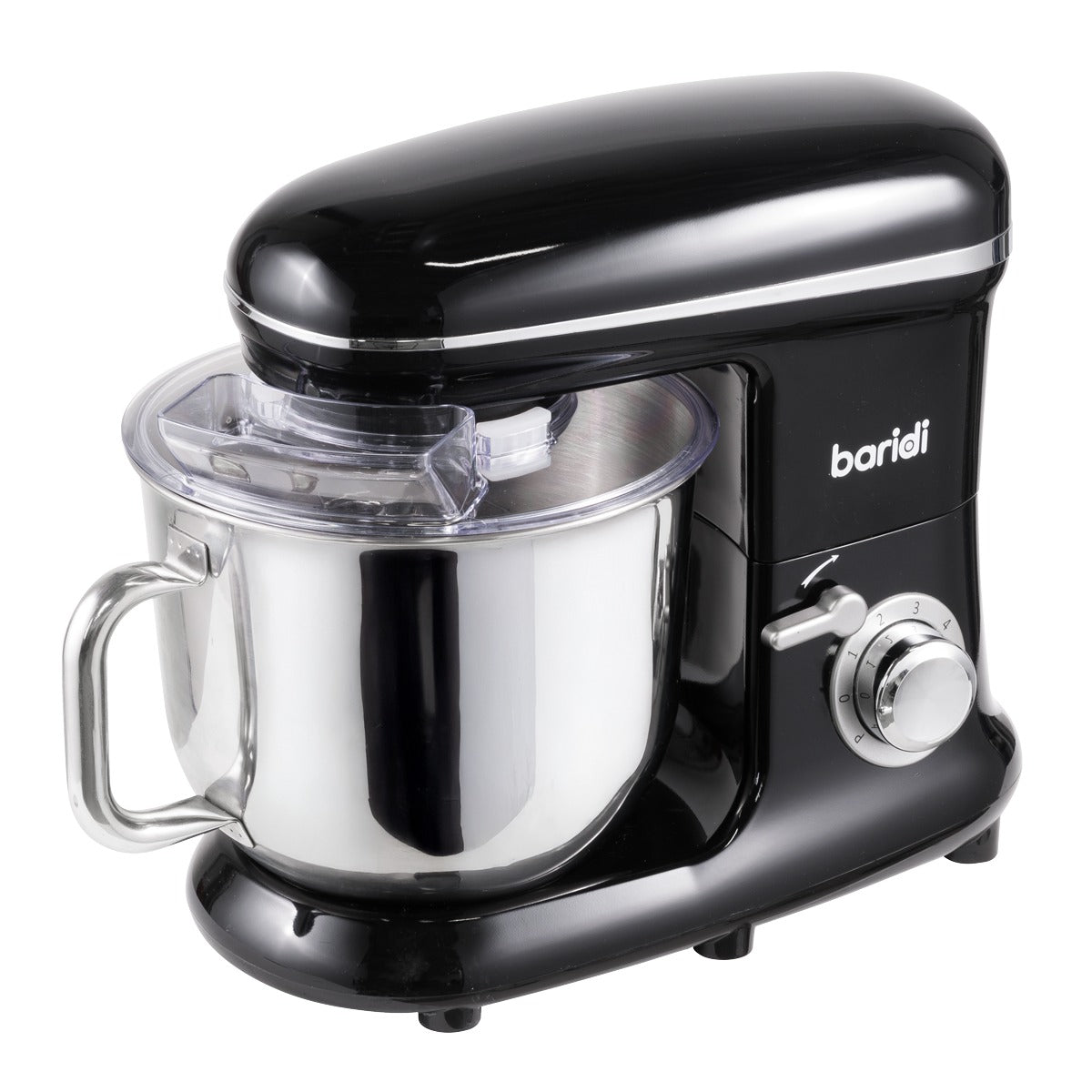 Baridi 1500W Stand Mixer with Accessories 6L - Black DH173