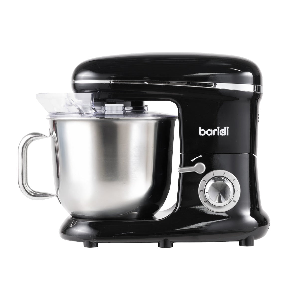 Baridi 1500W Stand Mixer with Accessories 6L - Black DH173