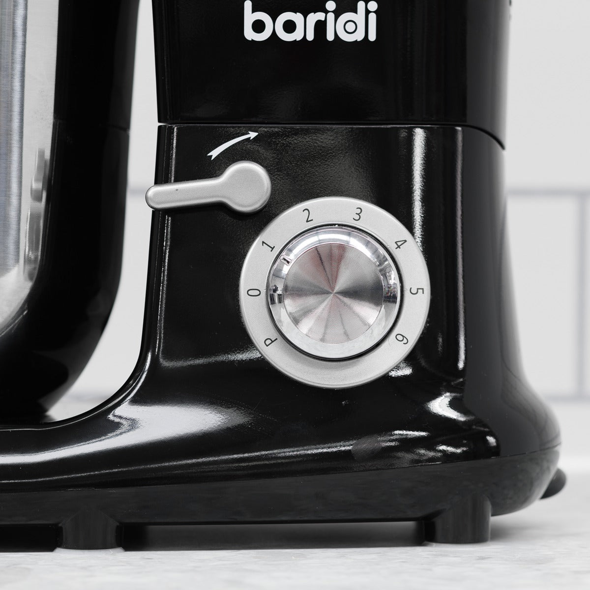 Baridi 1500W Stand Mixer with Accessories 6L - Black DH173