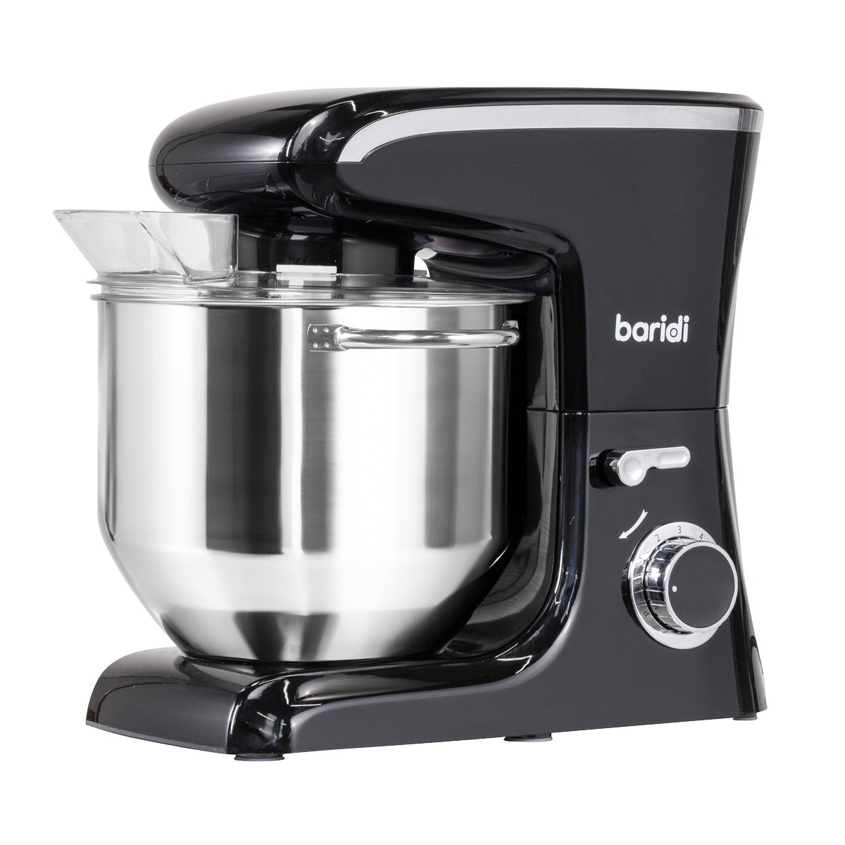Baridi 1800W Stand Mixer with Accessories 8L - Black DH174