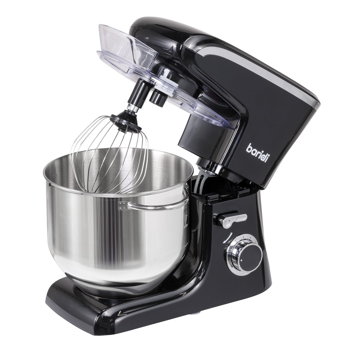 Baridi 1800W Stand Mixer with Accessories 8L - Black DH174