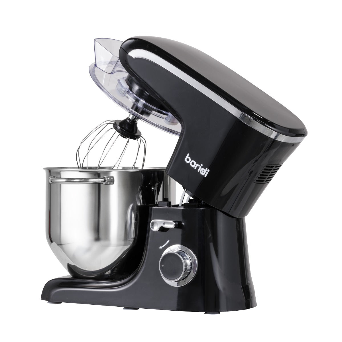 Baridi 1800W Stand Mixer with Accessories 8L - Black DH174