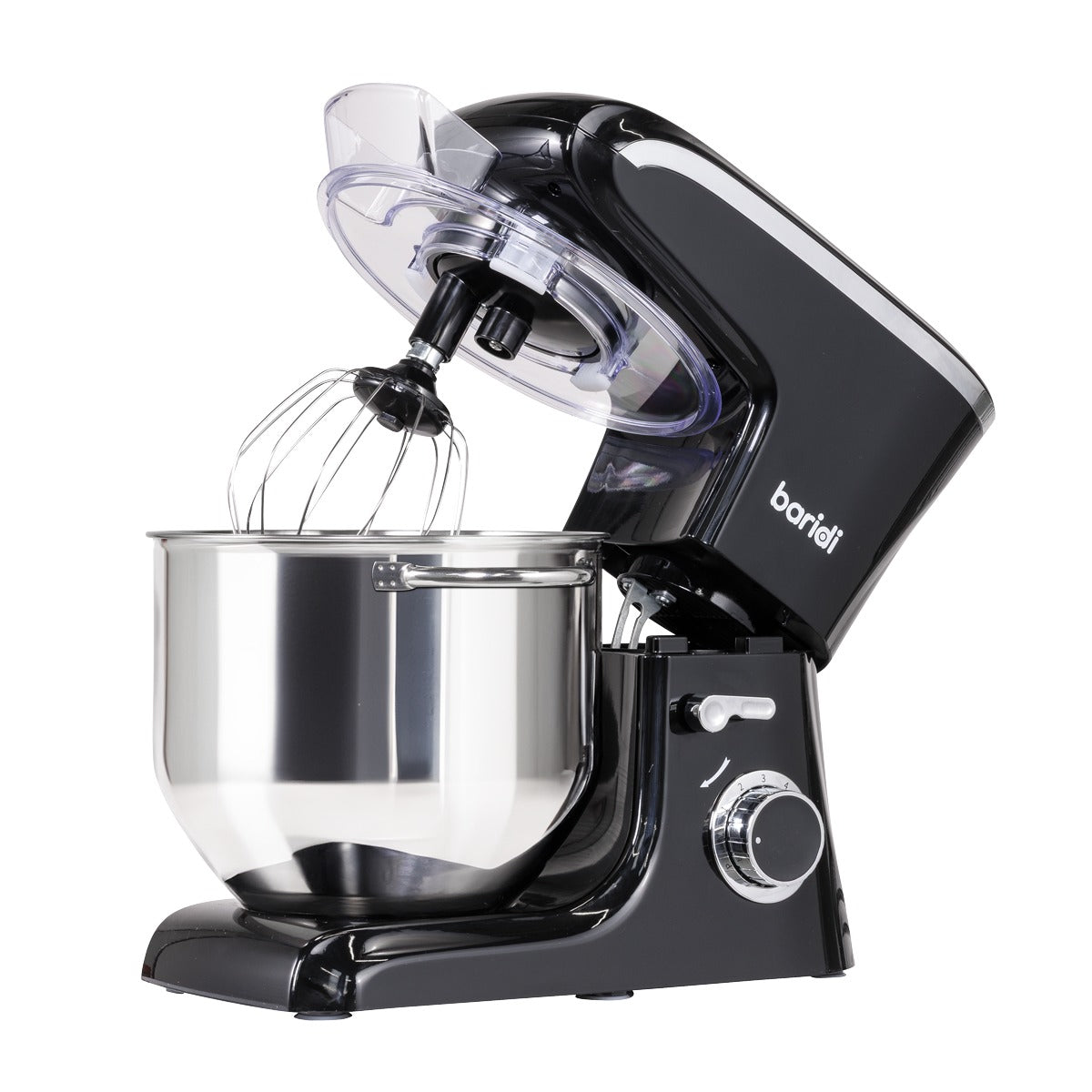 Baridi 1800W Stand Mixer with Accessories 8L - Black DH174