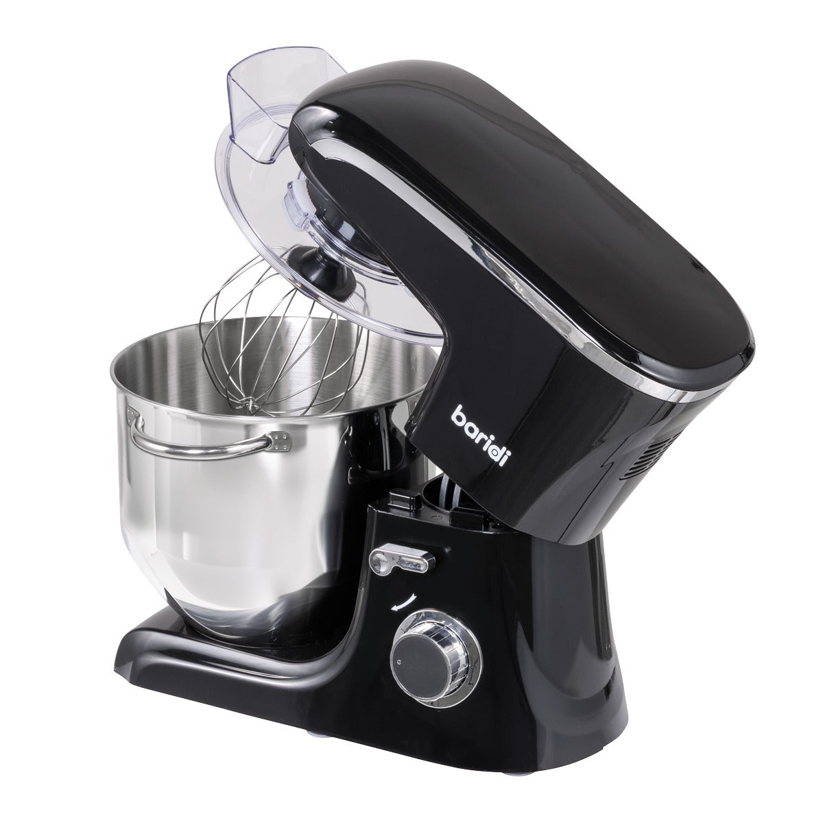 Baridi 1800W Stand Mixer with Accessories 8L - Black DH174