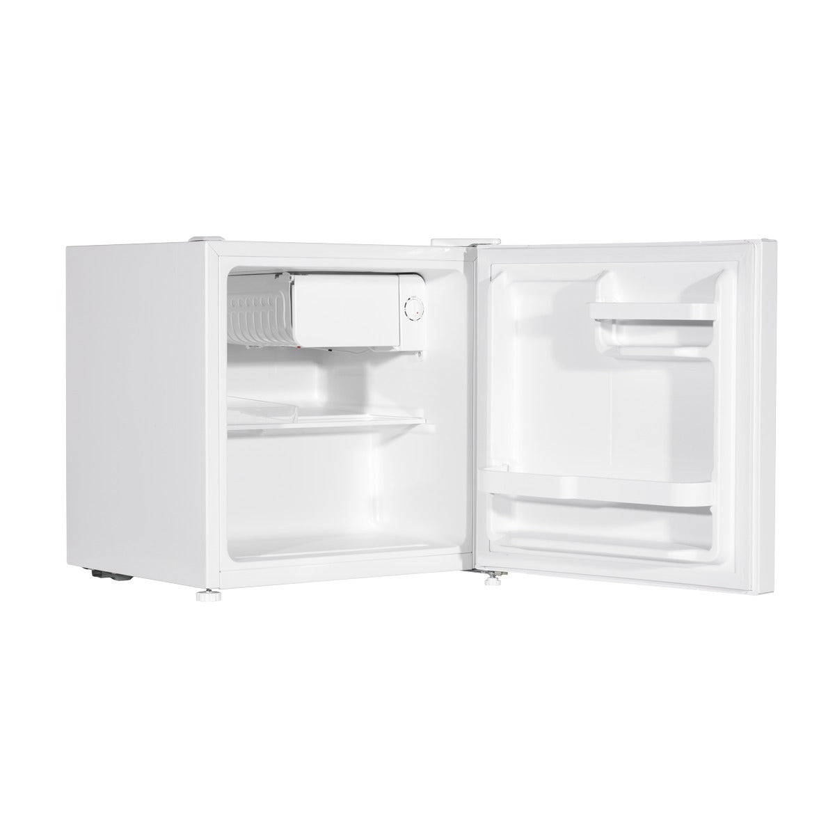 Baridi Tabletop Fridge with Ice Box, 46L Capacity, Adjustable Thermostat - White DH256