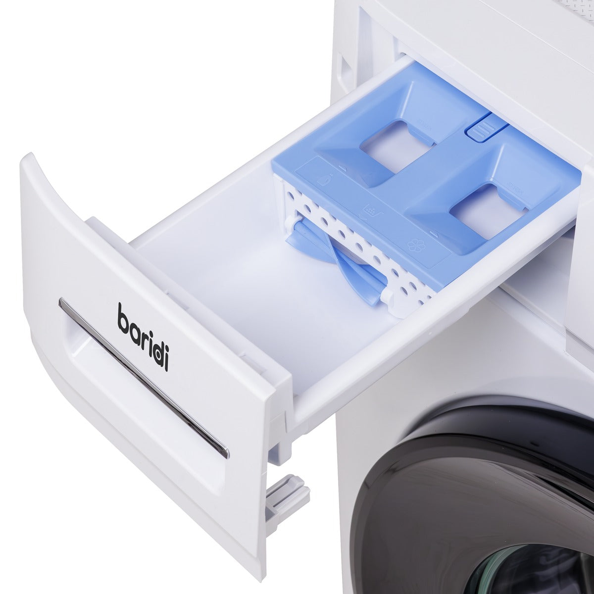 Baridi 8/5kg Washer Dryer, Front Loading, 1400rpm Energy Rating A – White DH263