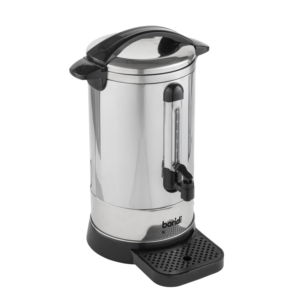 Baridi Hot Water Boiler/Tea Urn 10L Capacity, Stainless Steel DH269
