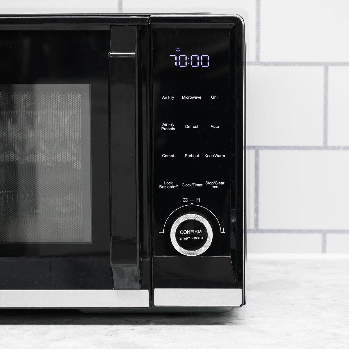 Baridi 7-in-1 Air Fryer Microwave & Grill, 28L Capacity - Black DH277