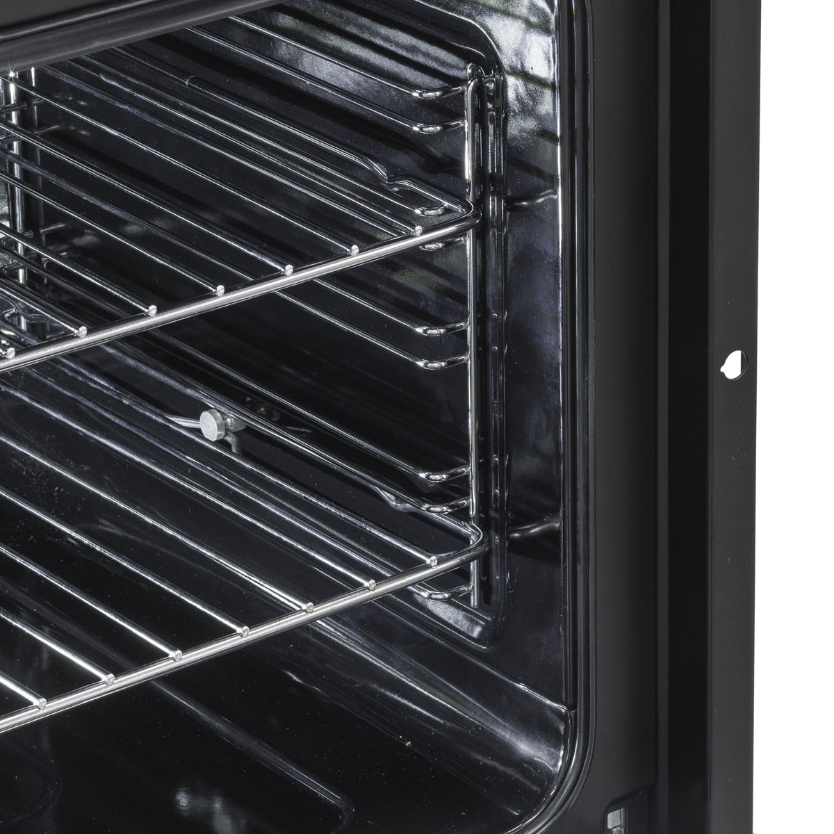 Baridi 72cm Built-Under Double Oven, 74L Capacity, Energy Rating A - Black DH278