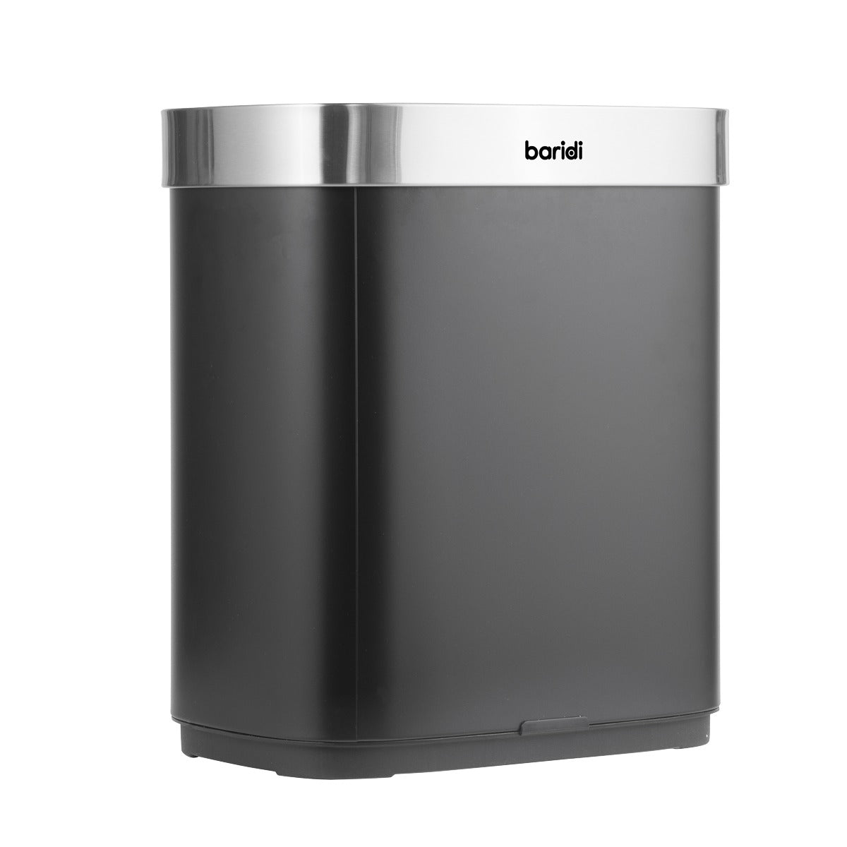 Baridi Sensor Bin 50L - Black/Stainless Steel DH281