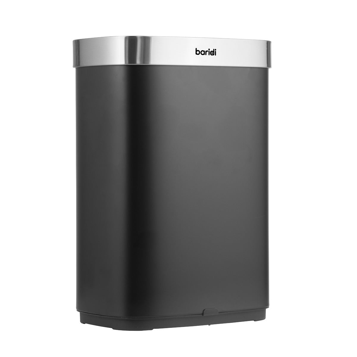 Baridi Sensor Bin 65L - Black/Stainless Steel DH282