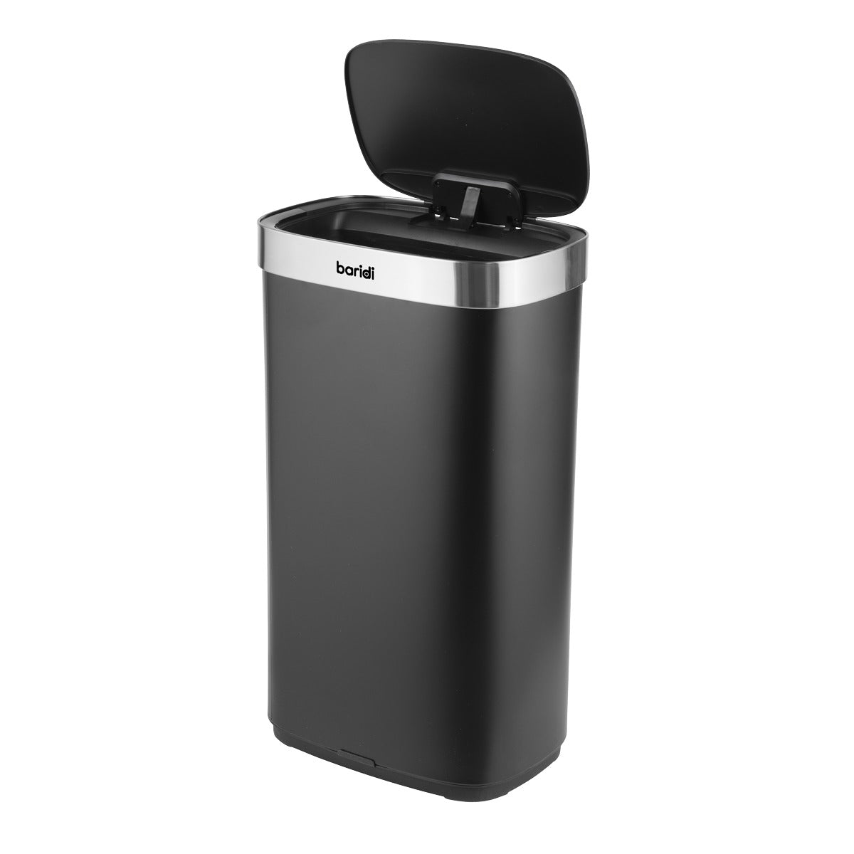 Baridi Sensor Bin 80L - Black/Stainless Steel DH283