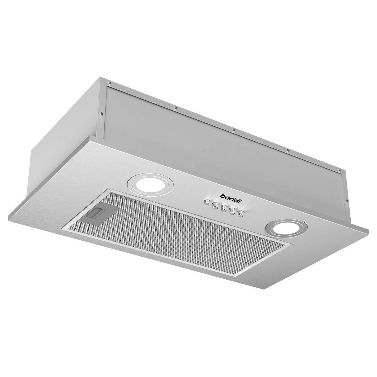 Baridi Cooker Hood with 5-Layer Filter 52cm - Stainless Steel DH284