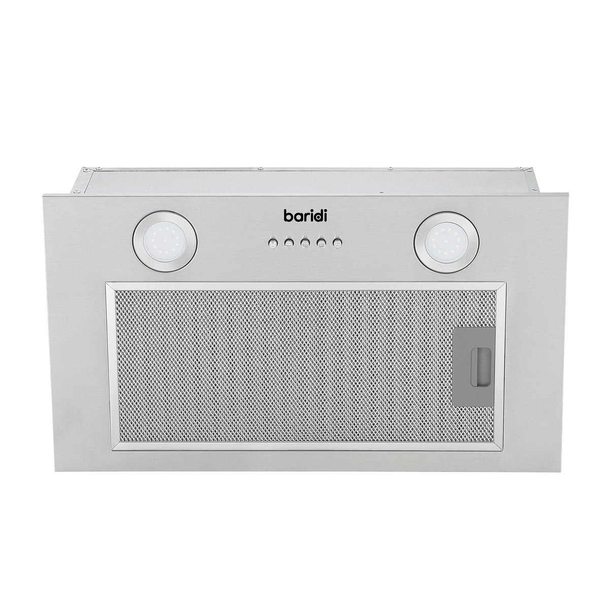 Baridi Cooker Hood with 5-Layer Filter 52cm - Stainless Steel DH284